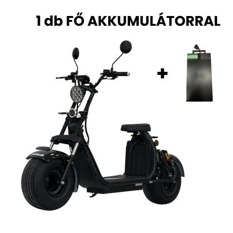 BlueWay RX15 fekete elektromos robogó akkumulátorral