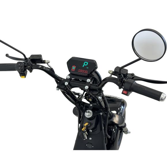 BlueWay RX15 fekete elektromos robogó akkumulátorral_3