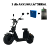BlueWay RX15 fekete elektromos robogó dupla akkumulátorral_